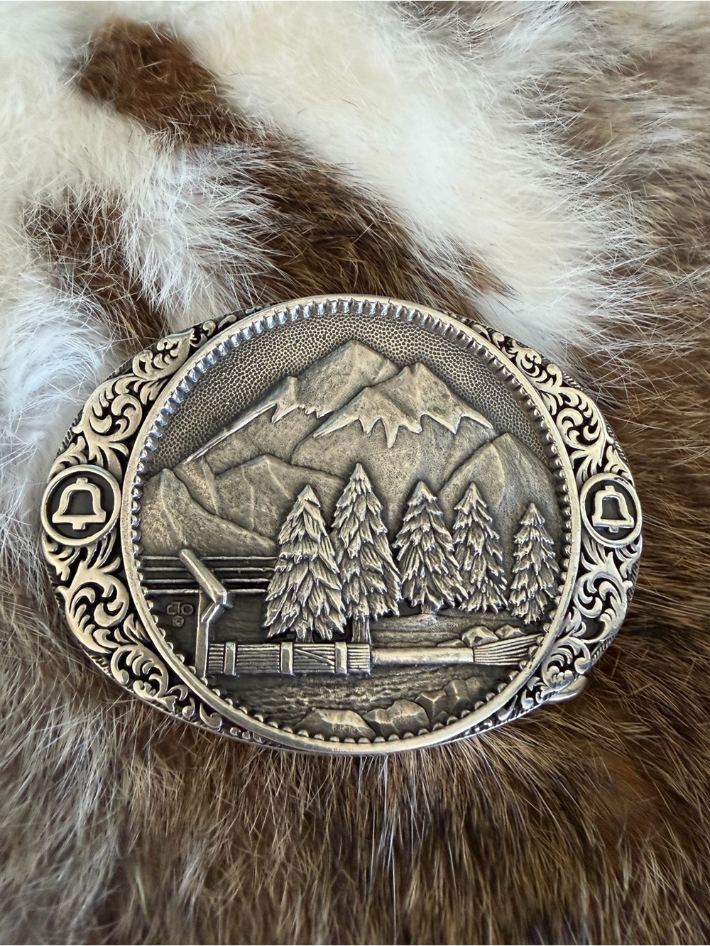 O.C Tanner Sterling Silver Western Belt Buckle - Women Accessories